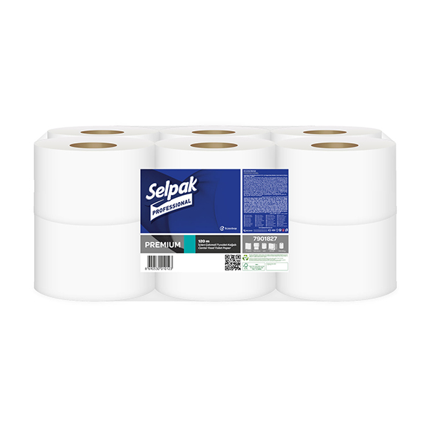 Selpak Professional İçten Çekmeli Tuvalet Kağıdı - 120 Mt X 12 Rulo