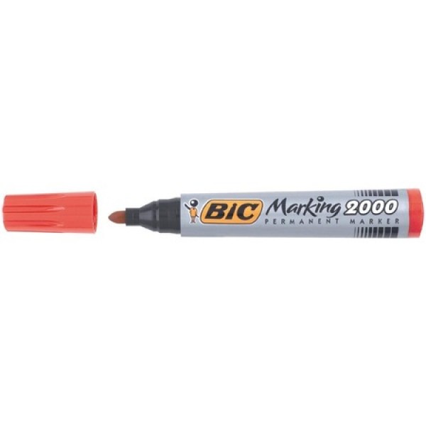 BIC 2000 PERMANENT MARKER KIRMIZI
