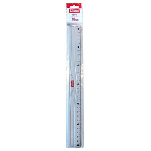 Cassa Plastik Şeffaf Cetvel 30 cm Şeffaf