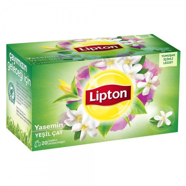 Lipton Bardak Poşet Yeşil Çay Berrak Yaseminli 1.5 G X 20 Adet