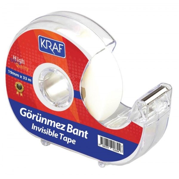 Kraf Görünmez Bant Kesicili 19mm X 33m 