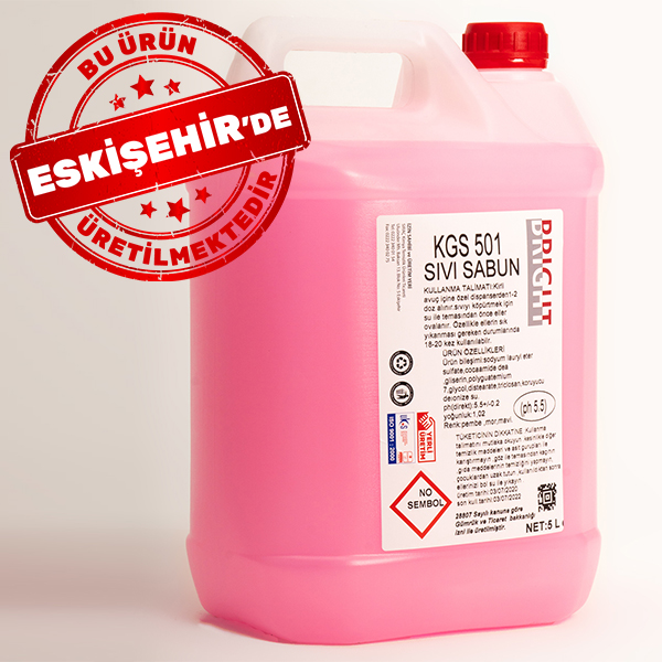 Bright Sıvı El Sabunu 5 L Pembe