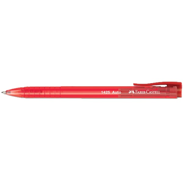 Faber-Castell Tükenmez Kalem 1.0 mm 1425 Auto Bilye Uç Kırmızı