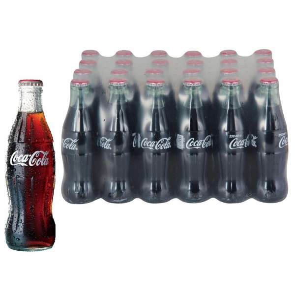 Coca Cola Cam Şişe 250 ml X 24 Adet