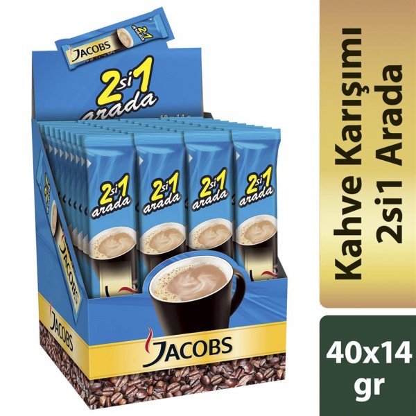 Jacobs 2'si 1 Arada Hazır Kahve 16 G X 40 Adet