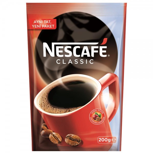 Nescafe Classic Kahve Poşet 200 G