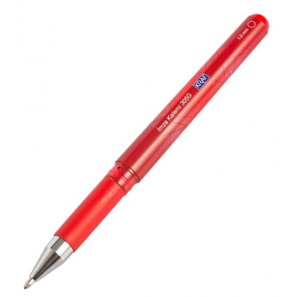 Kraf İmza Kalem 1.0 Mm Kırmızı 305g
