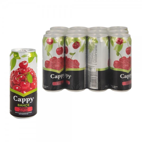 Cappy Meyve Suyu Vişne Aromalı 330 ml X 12 Adet