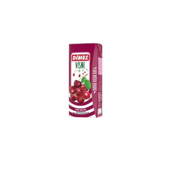 Dimes Vişne Nektarı 200 ml x 27 Adet