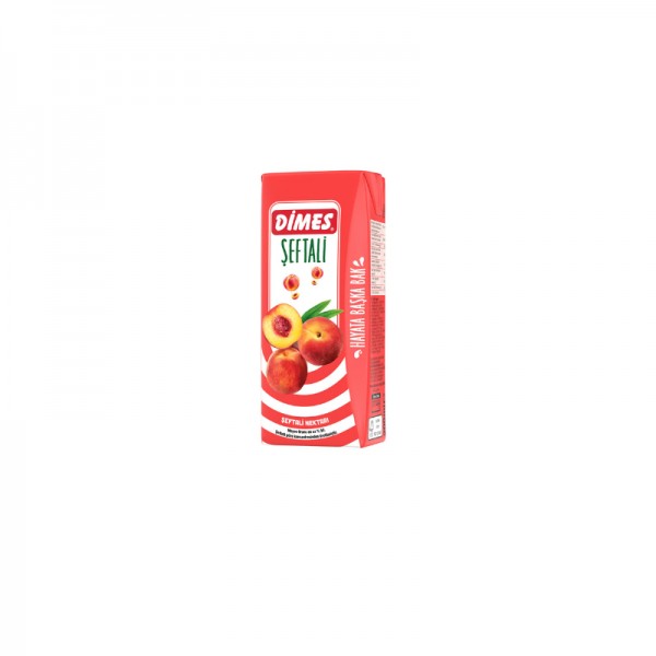 Dimes Şeftali Nektarı 200 ml x 27 Adet