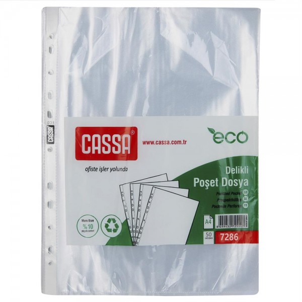 Cassa Eco A4 Poşet Dosya 100'lü Paket