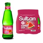 Sultan Maden Suyu Karpuz Çilek 200 ML x 6 Adet 