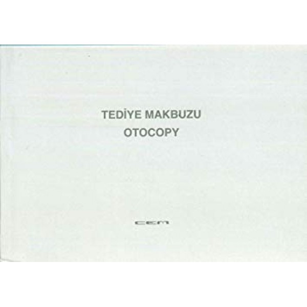 Cem Tediye Makbuzu Otocopyli