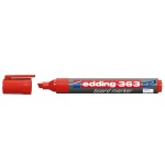 Edding Beyaz Tahta Kalemi E363 Kesik Uçlu Kırmızı 