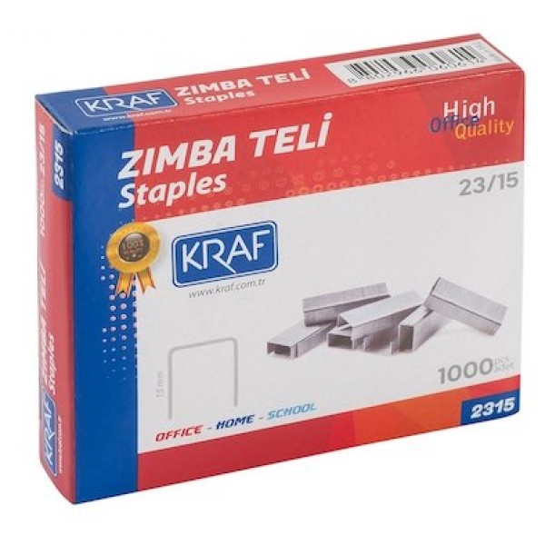 Kraf Zımba Teli 23/15 1000 Lİ