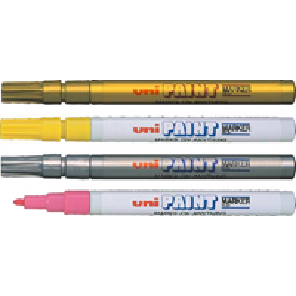 Uniball PX-21 Markör Boyama Paınt Marker 0.8-1.2 MM Beyaz