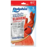 Dolphin Temizlik Eldiveni Kırmızı Small (7-7,5)