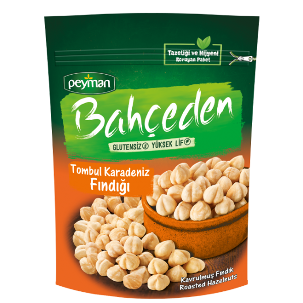 Peyman Bahçeden Glutensiz Kavrulmuş Tombul Karadeniz Fındığı 160 Gr