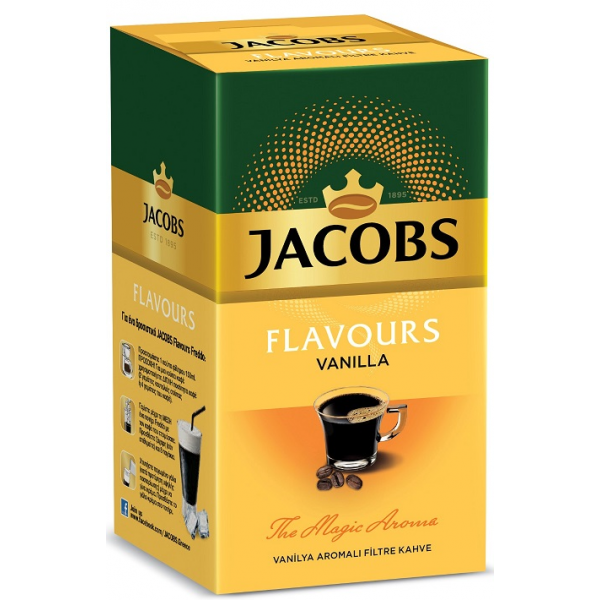 Jacobs Vanilya Aromalı Filtre Kahve 250 Gr