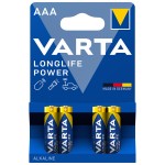 Varta Longlife Power Alkaline AAA İnce Kalem Pil 4 Adet