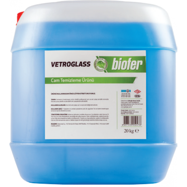 Biofer 20 Lt Vetro Glass Cam Sil 